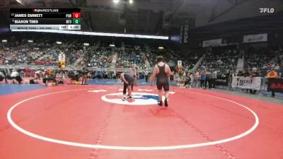 3A-285 lbs Cons. Round 2 - Mason Tims, Mountain View vs James Emmett, Powell