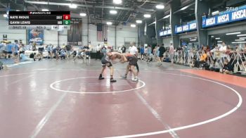 132 lbs Round Of 16 - Nate Rioux, Team Shutt Van Hoven vs Gavin Lewis, Indiana Outlaws Black