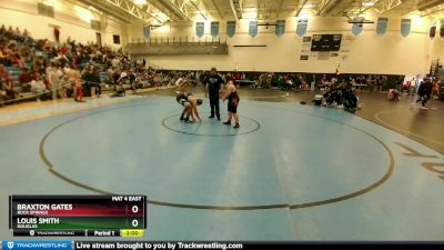 188-190 lbs Round 4 - Braxton Gates, Rock Springs vs Louis Smith, Douglas