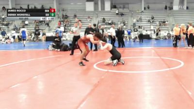 152 lbs Rr Rnd 3 - James Rocco, Iron Faith Gold - HSB vs Derek Worstell, Division-1 Training Center - HSB