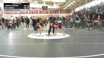 132 lbs Consi Of 8 #2 - Andrea Carvalho, Lowell vs Amya Crespo, Springfield Central (W)