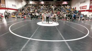 132 lbs 1st Place Match - Landon Rhyne, Pinedale vs Lincoln Young, Rock Springs