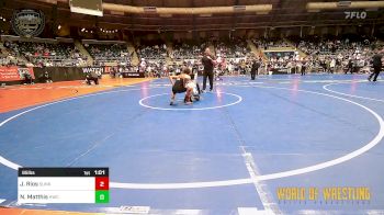 95 lbs Semifinal - Jorge Rios, Sunkist Kids Monster Garage vs Nathan Matthis, Headhunters WC