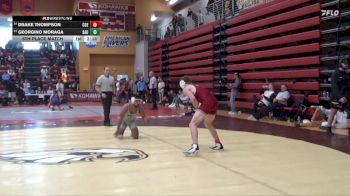 157 lbs 5th Place Match - Drake Thompson, Coe vs Georgino Moraga, St. Ambrose University