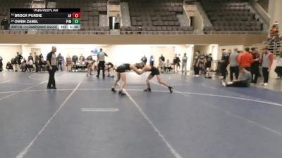 114 Championship Bracket Cons. Round 5 - Owen Zabel, Plainview Elgin Millville vs Brock Purdie, Apple Valley