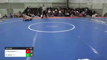 80 lbs Semifinal - Cale Richardson, Oklahoma Elite 12U vs Wyatt Satori, POWA