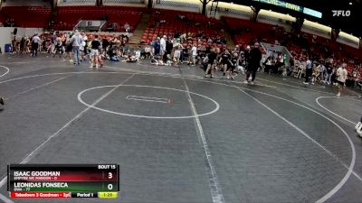 130 lbs Round 4 (8 Team) - Leonidas Fonseca, DWA vs Isaac Goodman, Empyre WC Maroon