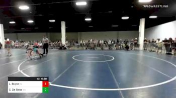 100 lbs Consolation - Luke Boyer, PA vs Charles De Sena, MA