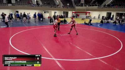 145 lbs Cons. Round 3 - Guy Fraley, Homestead vs Cameren Champagne, Willmar