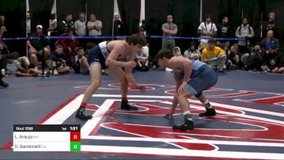 165 lbs Final - Leandro Araujo, ND vs Dominic Bambinelli, GA