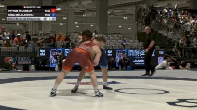 87 Finals kg Champ. Round 1 - Payton Jacobson, Nyac vs Beka Melelashvili, Nyac