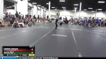 126 lbs Round 5 (8 Team) - Blase Mele, Iron Horse Blue vs Johnny Hangar, Steller Trained Black