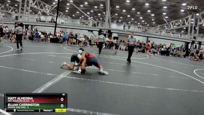 138 lbs Round 7 (8 Team) - Matt Almedina, Mat Assassins Black vs Elijah Carrington, Savage King Pins