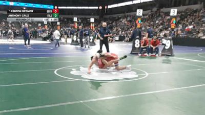 132 lbs Round Of 32 - Ashton Besmer, Buchanan (CS) vs Anthony Cruz, Folsom (SJ)