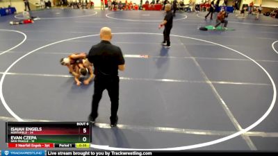 102 lbs Round 2 (6 Team) - Isaiah Engels, Northfield vs Evan Czepa, New Prague