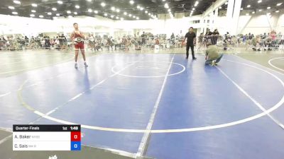 156 lbs Quarterfinal - Aiden Baker, Nyssa Mat Club vs Caiden Sais, NM Royalty