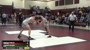 165 lbs Semifinal - Tristan Steldt, Fennimore vs Karson Kolbet, NH/TV