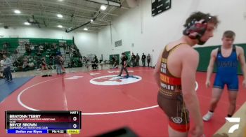 138 lbs Cons. Semi - Braydnn Terry, Moorcroft Mat Masters Wrestling Club vs Bryce Brown, Diamondville Wrestling Club