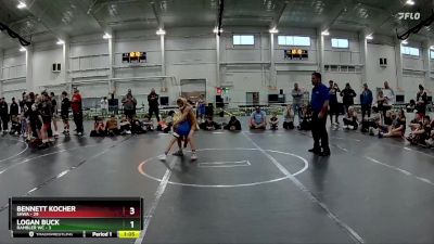 72 lbs Round 9 (10 Team) - Bennett Kocher, SHWA vs Logan Buck, Rambler WC