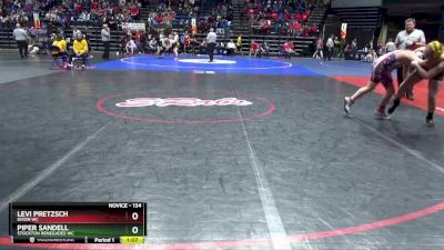 134 lbs Cons. Round 2 - Levi Pretzsch, Dixon WC vs Piper Sandell, Stockton Renegades WC