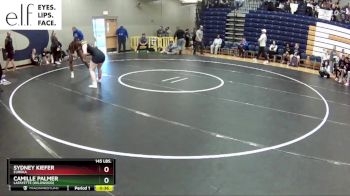 145 lbs. Cons. Round 2 - Camille Palmer, Lafayette (Wildwood) vs Sydney Kiefer, Eureka