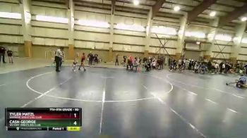 80 lbs Cons. Round 2 - Tyler Matzl, Warrior Wrestling Club vs Cash George, Victory Wrestling Club