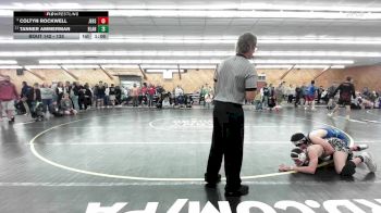 135 lbs Quarterfinal - Coltyn Rockwell, Jersey Shore vs Tanner Ammerman, Blandburg