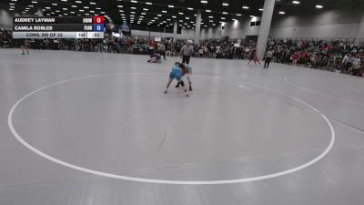 105 lbs Cons. Rd Of 32 - Audrey Layman, Cleveland High School Wrestling vs Camila Robles, Florida