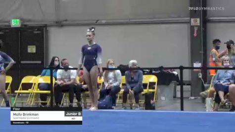 Molly Brinkman - Floor, Gold Medal Gymnastic - 2021 Region 1 Women's Championships