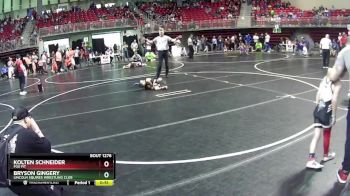 50 lbs Cons. Round 4 - Bryson Gingery, Lincoln Squires Wrestling Club vs Kolten Schneider, Fox Fit