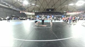 Girls 4A 110 lbs Champ. Round 1 - Lillian Born, Curtis (Girls) vs Abbey Grubbs, Kamiakin (Girls)