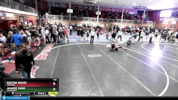 126 lbs Champ. Round 2 - Amadis Sang, University vs Kolter Wood, Kellogg