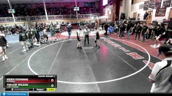126 lbs Champ. Round 2 - Aiden Downing, Flathead vs Trevor Wilson, Lake Stevens
