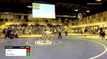 145 lbs Cons. Semi - Noah Zuniga, Trabuco Hills vs Jon Paino, Chaparral