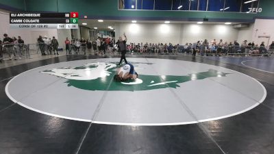 120 lbs Consi Of 128 #2 - Eli Archibeque, NM vs Camm Colgate, CA
