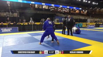 Nicolas D Simmons vs Christopher Ryan Brady 2025 Pan Jiu Jitsu IBJJF Championship