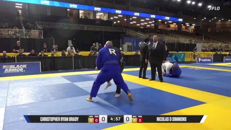Nicolas D Simmons vs Christopher Ryan Brady 2025 Pan Jiu Jitsu IBJJF Championship