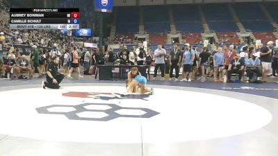 120 lbs Champ. Rd Of 64 - Aubrey Bowman, Michigan vs Camille Schult, Iowa