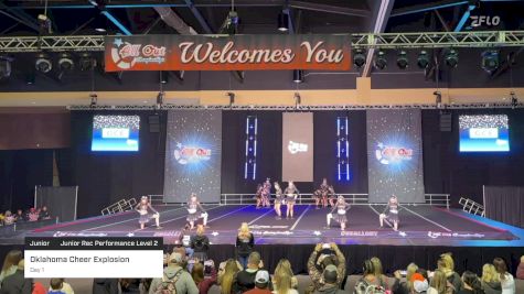 Oklahoma Cheer Explosion - Day 1 [2023 Junior Junior Rec Performance Level 2] 2023 Battle in Branson Nationals