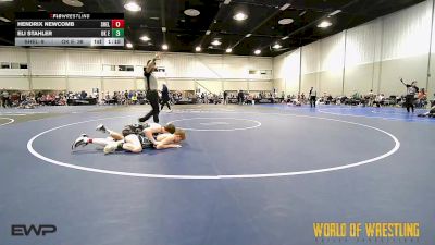 120 lbs Semifinal - Hendrix Newcomb, Shelton Wrestling Academy 14U vs Eli Stahler, OK Elite 14U 2