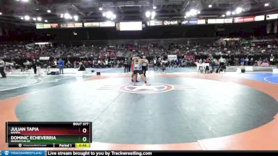 285 lbs Champ. Round 1 - Dominic Echeverria, Hermiston HS vs Julian Tapia, Nampa