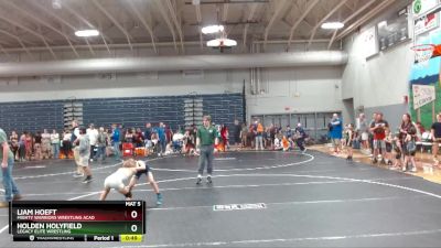 70 lbs Semifinal - Liam Hoeft, Mighty Warriors Wrestling Acad vs Holden Holyfield, Legacy Elite Wrestling