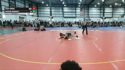 96-105 lbs Round 1 - Leah Gibbs, Williamsburg Wrestling Club vs Carter Burkett, Legacy Dragons