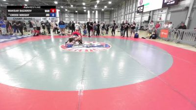 132 lbs Champ. Round 1 - Maksar Bazarov, Washington vs Creed Wright, Ascend Wrestling Academy
