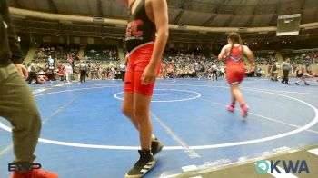 140 lbs Semifinal - Emmie Stowe, Raw Wrestling Club vs Ashland Hawk, Salina Wrestling Club