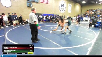 120 lbs Cons. Round 3 - Andrew Nunez, Farmersville vs David Martinez, Servite