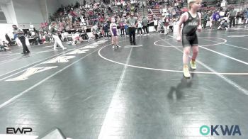 90 lbs Consi Of 8 #2 - Emerson Sewell, Raw Wrestling Club vs Gunner Bishop, Bristow Elementary Wrestling Club