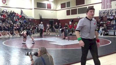 215 lbs Cons. Semi - Tommy Miller, Mid-Prairie vs Hunter Sundwall, Union, LaPorte City