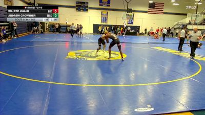 165 lbs 1st Place Match - Andrew Crowther, Iowa Western Community College vs Waleed Khairi, Northern Oklahoma College-Tonkawa