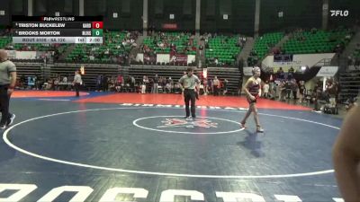 6A 120 lbs Quarterfinal - Triston Buckelew, Gardendale Hs vs Brooks Morton, Mortimer Jordan HS